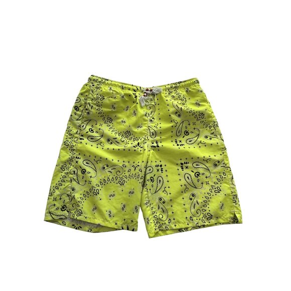 MC2 Saint Barth Swim Shorts in Yellow Bandana Print